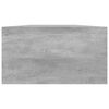 vidaXL Monitorstandaard 100x24x13 cm bewerkt hout betongrijs