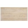 vidaXL Eettafel 120x60x75 cm massief mangohout wit