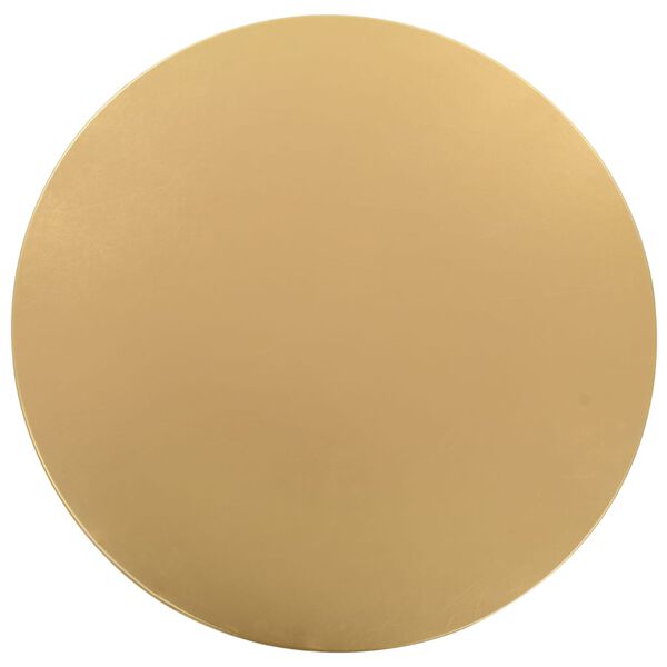 vidaXL 2 st Tafelhoezen stretch 70 cm goud