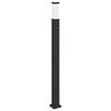 vidaXL Bolderverlichting met sensor 110 cm zwart IP44