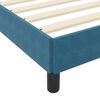vidaXL Boxspringbed met matras Donkerblauw 90 x 210 cm Stof