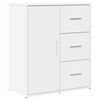 vidaXL Dressoir 60x31x70 cm bewerkt hout wit