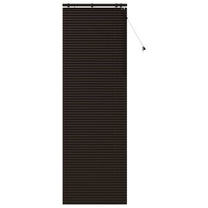 vidaXL Jaloezie Donkerbruin 80 x 250 cm 35 mm Massief Paulowniahout
