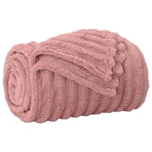 vidaXL plaid Roze 240 x 220 cm 1.37 kg Fleece