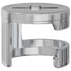 vidaXL Cam Lock Moeren 2 pcs Zilver 12 x 10 mm Staal