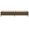 vidaXL Boxspring bed 100x200 cm stof donkerbruin