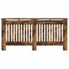 vidaXL Radiatorafdekking Gerookt eiken 172 x 19 x 81,5 cm Bewerkt hout