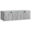 vidaXL Wandbeugel TV-kast Grijs sonoma 99 x 41 x 30 cm Bewerkt hout