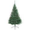 vidaXL Kunstmatig Voorverlicht Kerstboom met 300 LED Groen 180 cm PVC