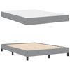 vidaXL Boxspringbed met matras Lichtgrijs 140 x 200 cm Stof