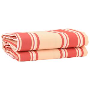 vidaXL Vervangingsdoek voor zonnescherm Geel en Oranje 1000 x 160 cm