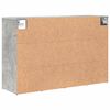 vidaXL Schoenenkast met plank Betongrijs 103 x 30 x 67 cm Bewerkt hout