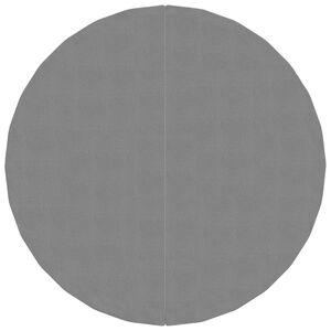 vidaXL Zwembadgrondzeil Ø244 cm polyester geotextiel lichtgrijs