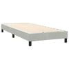 vidaXL Boxspring met matras en LED fluweel zwart 160x210 cm