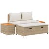 vidaXL Buiten bankenset 4 -Seater 4 st 55 x 30 x 39 cm Rechthoekig