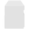 vidaXL Tv-meubelen 2 st met LED-verlichting 75x35x40 cm wit