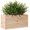 vidaXL Plantenbak 90x40x45,5 cm massief grenenhout
