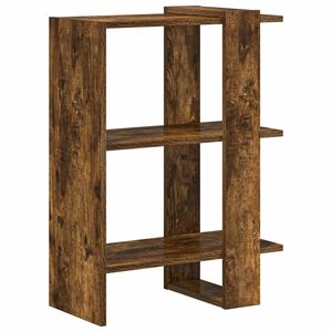vidaXL Boekenkast Gerookt eiken 52 x 25 x 71,5 cm Bewerkt hout
