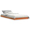 vidaXL Bedframe massief grenenhout wasbruin 90x190 cm