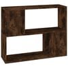 vidaXL Boekenkast/kamerscherm 80x24x63 cm gerookt eikenkleurig
