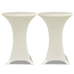 Statafelhoes Stretch &Oslash;60cm Cr&egrave;me (2 stuks)