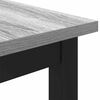 vidaXL Tafel Grijs Sonoma 100 x 50 x 76,5 cm Engineered hout en staal