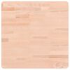 vidaXL Tafelblad vierkant 50x50x4 cm massief beukenhout