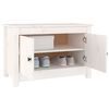 vidaXL Schoenenkast 70x38x45,5 cm massief grenenhout wit