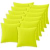 vidaXL Kussensloop 12 pcs HEERLEN Helder groen 40 x 40 cm Polyester