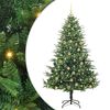vidaXL Artificial Pre-lit Kerstboom met Ballenset Groen 180 cm