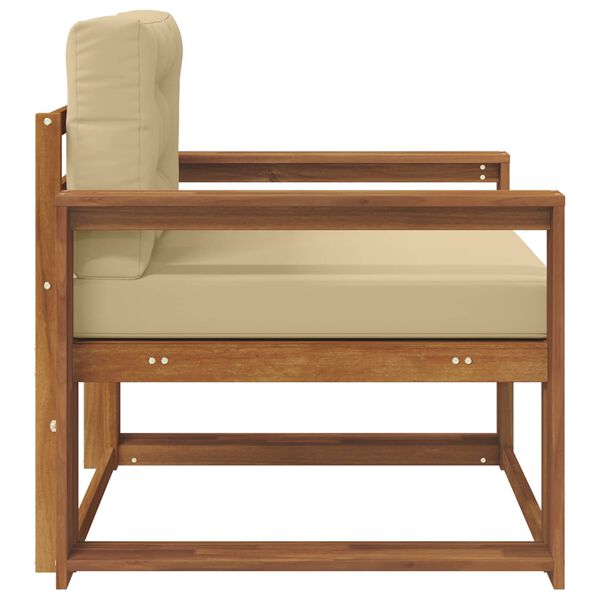 vidaXL Buiten Midden Sofa Massief Acaciahout Naturel