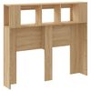 vidaXL Hoofdbord 120x18,5x103,5 cm bewerkt hout sonoma eikenkleurig