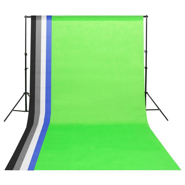 vidaXL Fotostudioset met verlichting, achtergrond en opnametafel