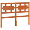 vidaXL Hoofdbord 135 cm massief grenenhout wasbruin