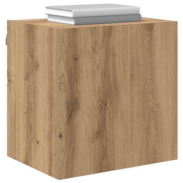 vidaXL TV Wandkast Artisan Eiken 40,5x30x40cm Bewerkt hout