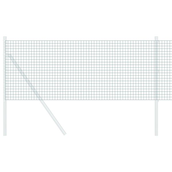 vidaXL Gelaste draadhek Groen 0.6 x 100 m Staal