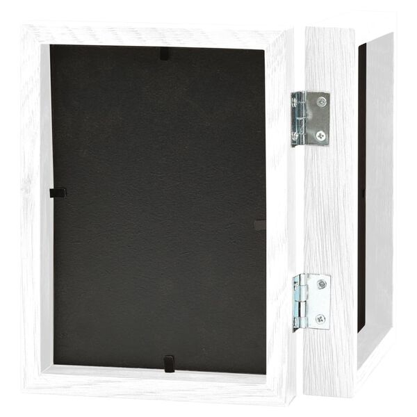 vidaXL Fotolijst tweeluik 2x(13x18 cm) wit