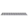 vidaXL Trap Tread Rechthoekig 2 pcs Zilver 100 x 40 cm Aluminium