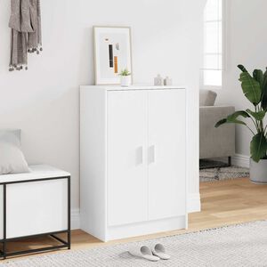 vidaXL Schoenenkast 60x35x92 cm bewerkt hout wit