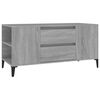 vidaXL Tv-meubel 102x44,5x50 cm bewerkt hout grijs sonoma eikenkleurig