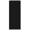 vidaXL Dressoir 60x30x75 cm bewerkt hout zwart