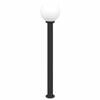 vidaXL Bolderverlichting 120 cm Zwart IP44