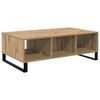 vidaXL Salontafel Artisan Eiken 104 x 60 x 35 cm Bewerkt hout