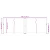 vidaXL Windscherm uittrekbaar 140x1000 cm rood