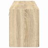 vidaXL TV-wandkast 2 pcs Sonoma Eiken 59,5 x 31 x 40 cm Bewerkt hout