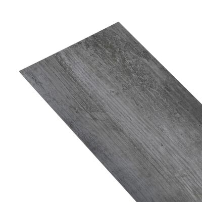 vidaXL Vloerplanken zelfklevend 5,21 m² 2 mm PVC glanzend grijs