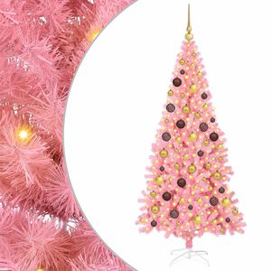 vidaXL Kerstboom Roze 180 cm PVC