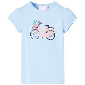 vidaXL Kindershirt 116 lichtblauw