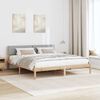vidaXL Bedframe Bruin en lichtgrijs 180 x 200 cm Massief grenenhout