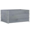 vidaXL Palletopzetranden 3 st 120x80 cm massief grenenhout grijs